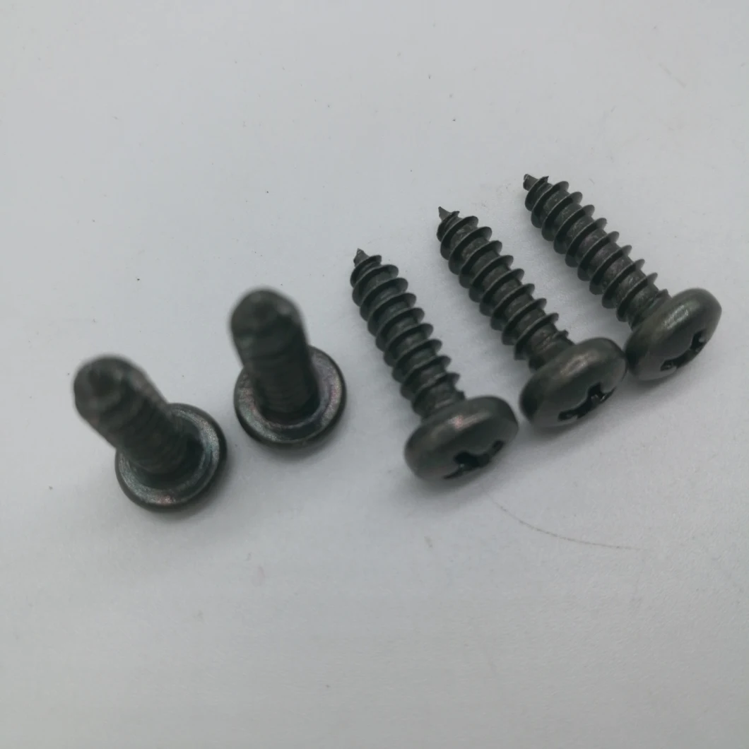 DIN7981 Cross Recessed Pan Head Self Tapping Screws Grade8.8