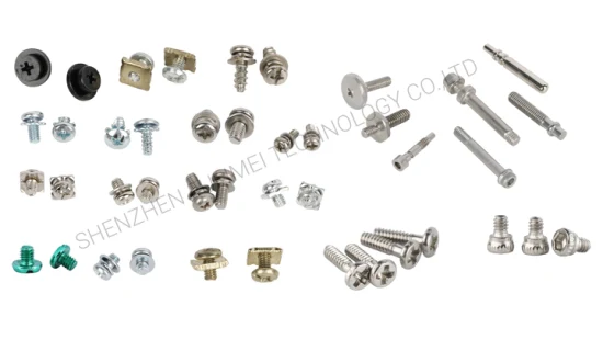 China Metal Machine Screw Manufacturer Custom M1.4 M2 M3 M4 M5 M6 Fasteners Screws