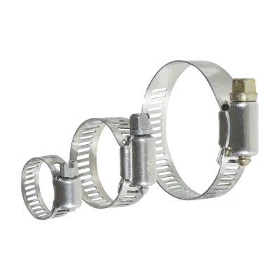 Stainless Steel American Type Band Hose Pipe Worm Gear Pipe Tube Hose Clamp